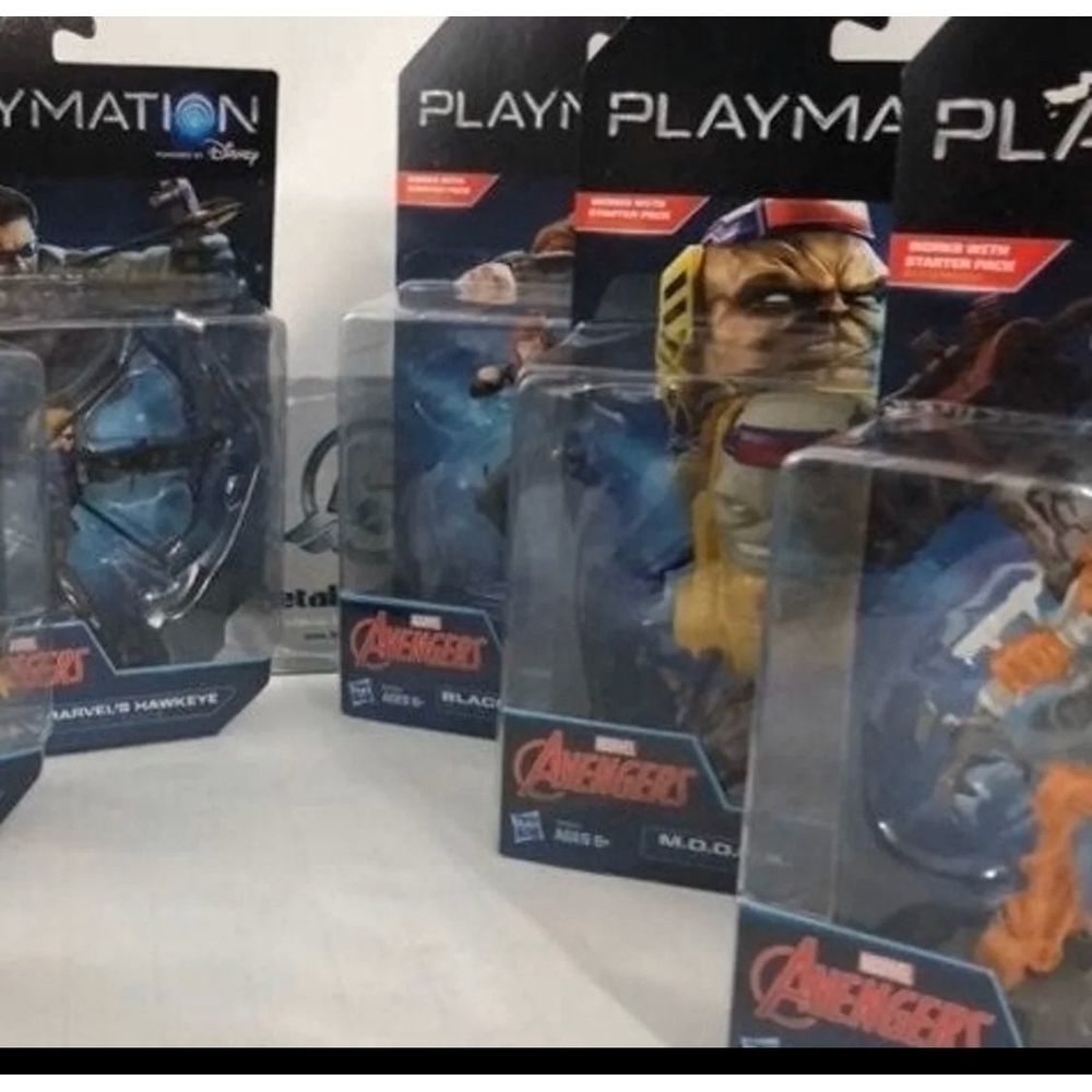 Marvel Legends lot Playmation 3D figurines